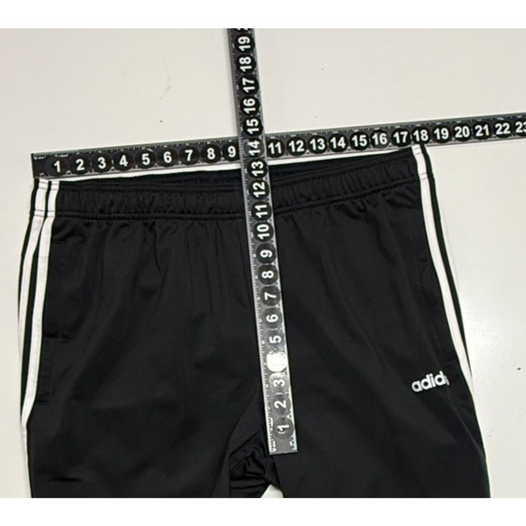 Adidas Track Pants Mens XL Black White Side Stripes Elastic Waist Measures 36X32 - Picture 3 of 9